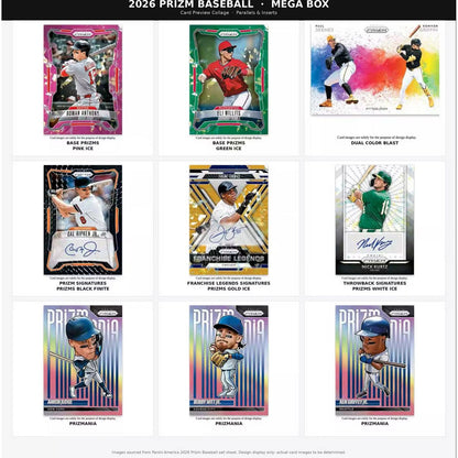 2026 Panini Prizm Baseball Mega Box (Pink Ice Prizms!)