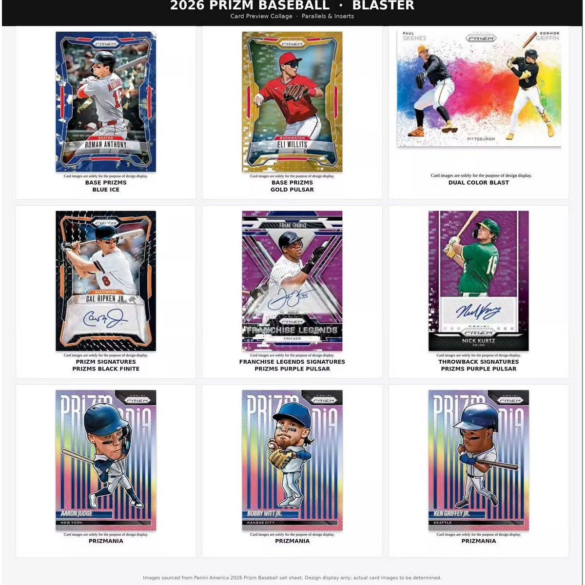2026 Panini Prizm Baseball Retail Blaster Box