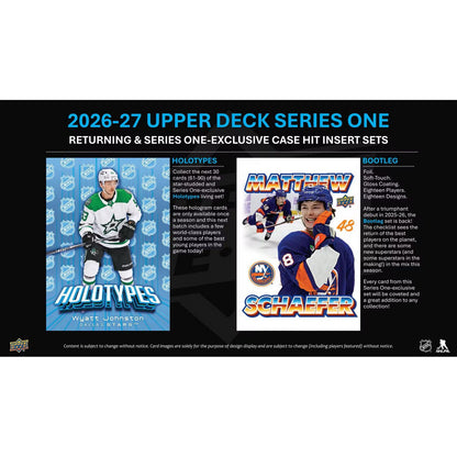 2026-27 Upper Deck Series 1 Hockey Blaster 20-Box Case