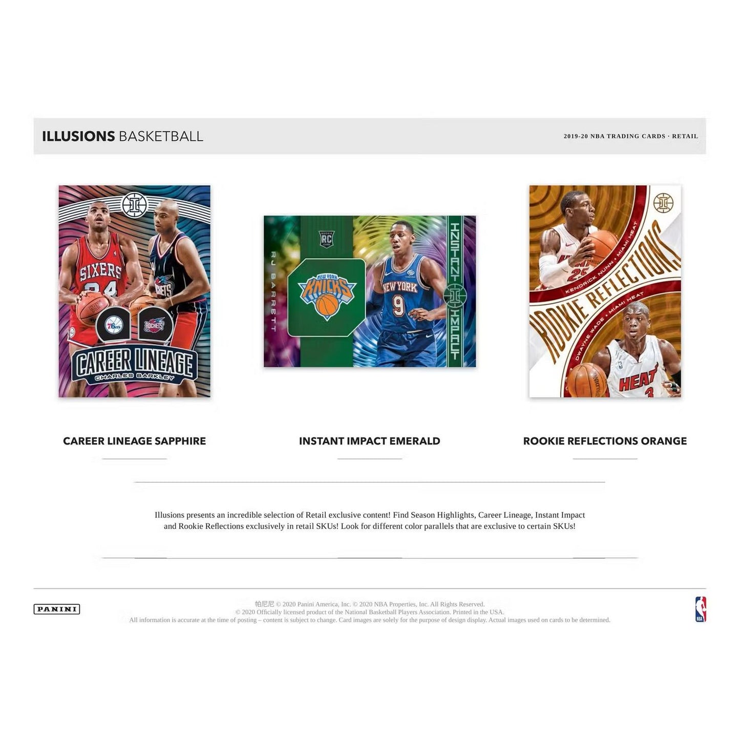 2019-20 Panini Illusions Basketball Mega Box