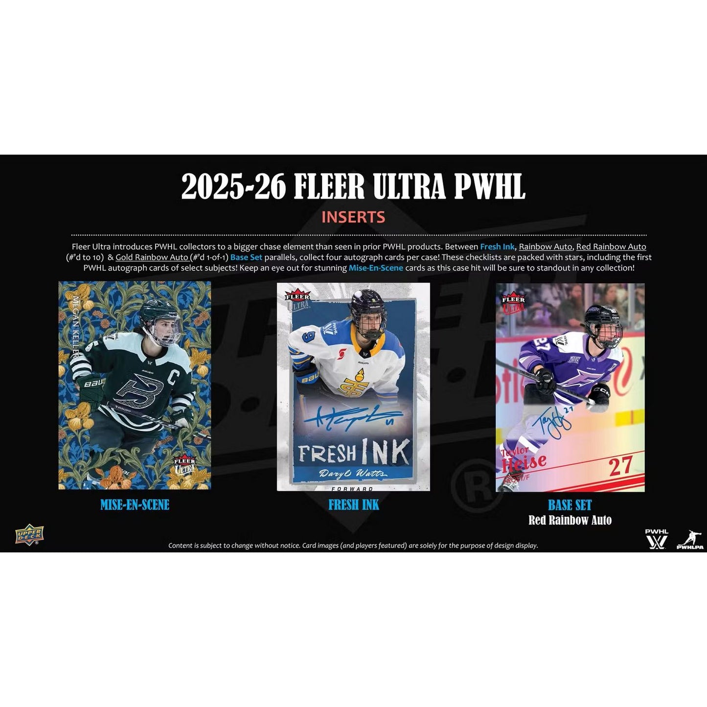 2025-26 Upper Deck Fleer Ultra PWHL Hockey Hobby Box *Contact Us To Order*
