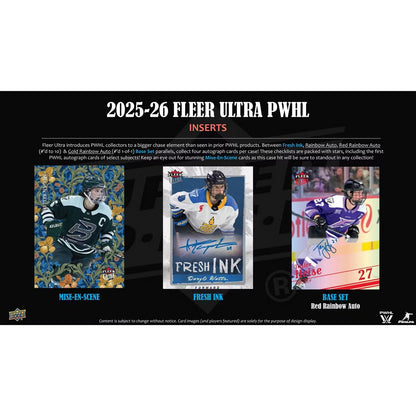 2025-26 Upper Deck Fleer Ultra PWHL Hockey Hobby Box *Contact Us To Order*