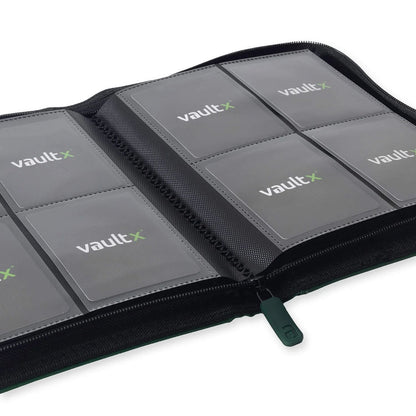 Vault X 4-Pocket Exo-Tec Zip Binder (Forest Green)
