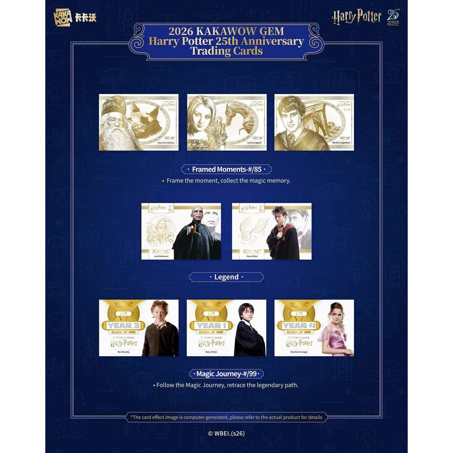 2026 Kakawow Gem Harry Potter 25th Anniversary Hobby Box