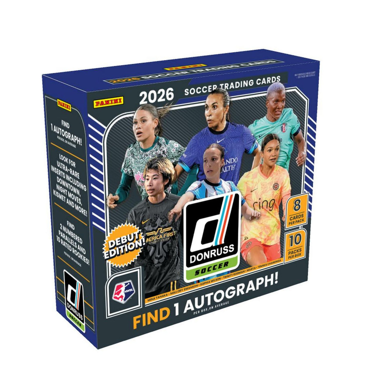 2026 Panini Donruss NWSL Soccer Hobby Preferred Box