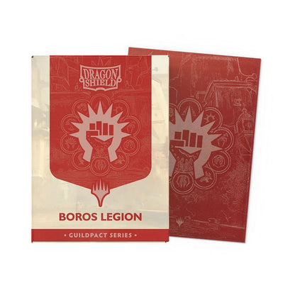 Dragon Shield: Guildpact Series - Matte Dual Art Standard Sleeves 100ct (Boros Legion)