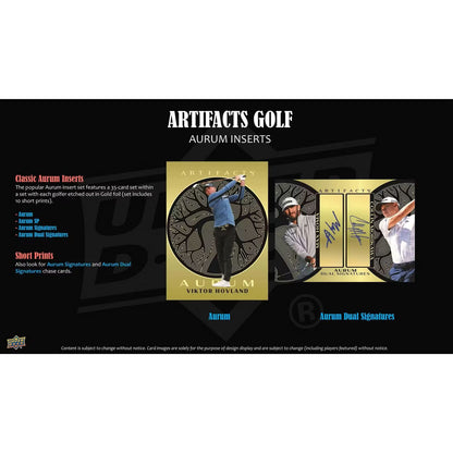 2026 Upper Deck Artifacts Golf Hobby Box *Contact Us To Order*
