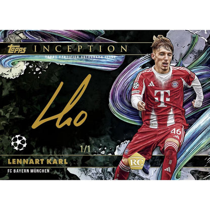 2025-26 Topps Inception UEFA Club Competitions Soccer Hobby Box