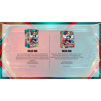 2026 Bowman Football Jumbo Box