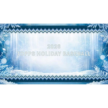 2026 Topps Holiday Baseball Hobby Collector 3-Tin Box