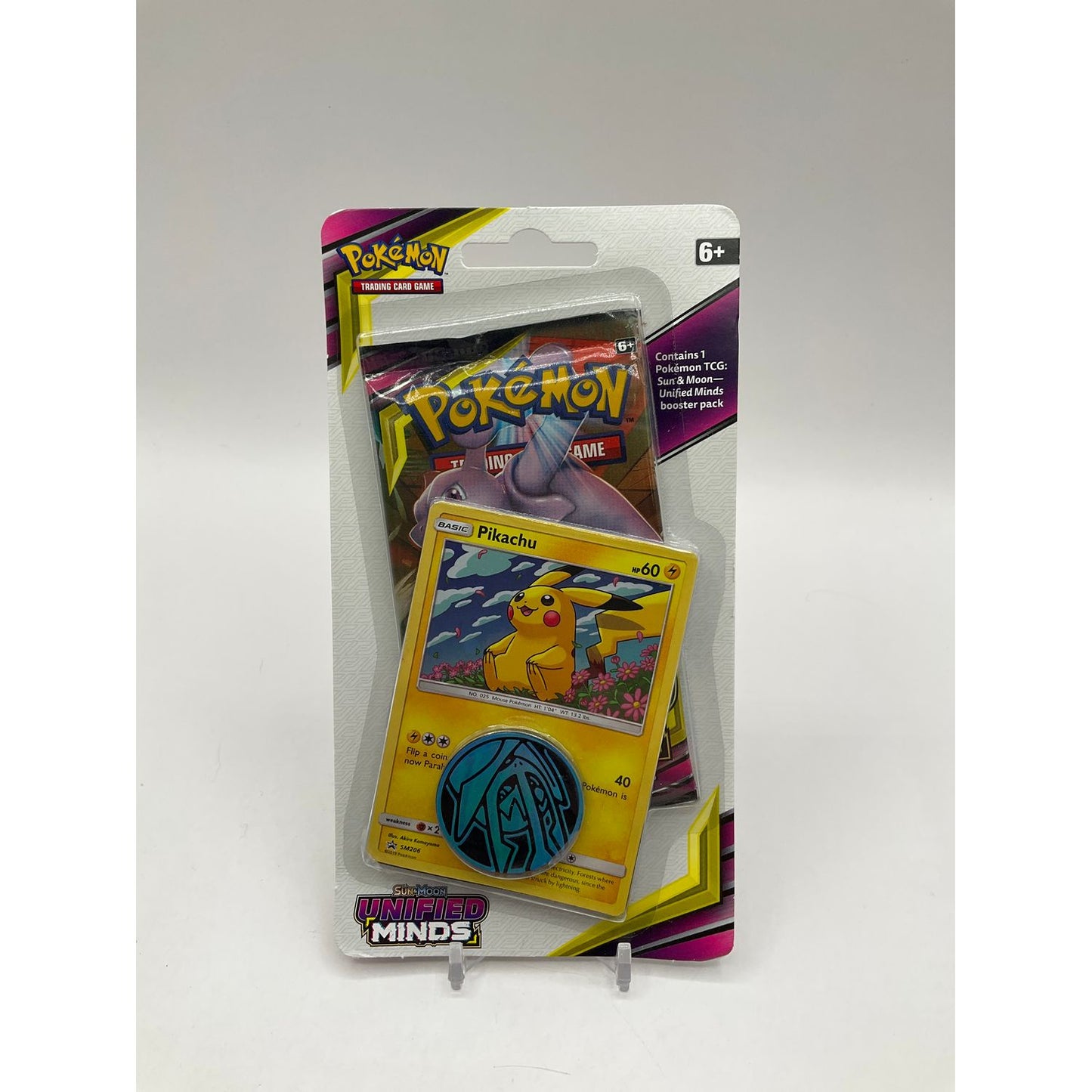 Pokemon: Sun & Moon Unified Minds Blister Pack [Pikachu Promo] #1 *See Pictures for Condition*