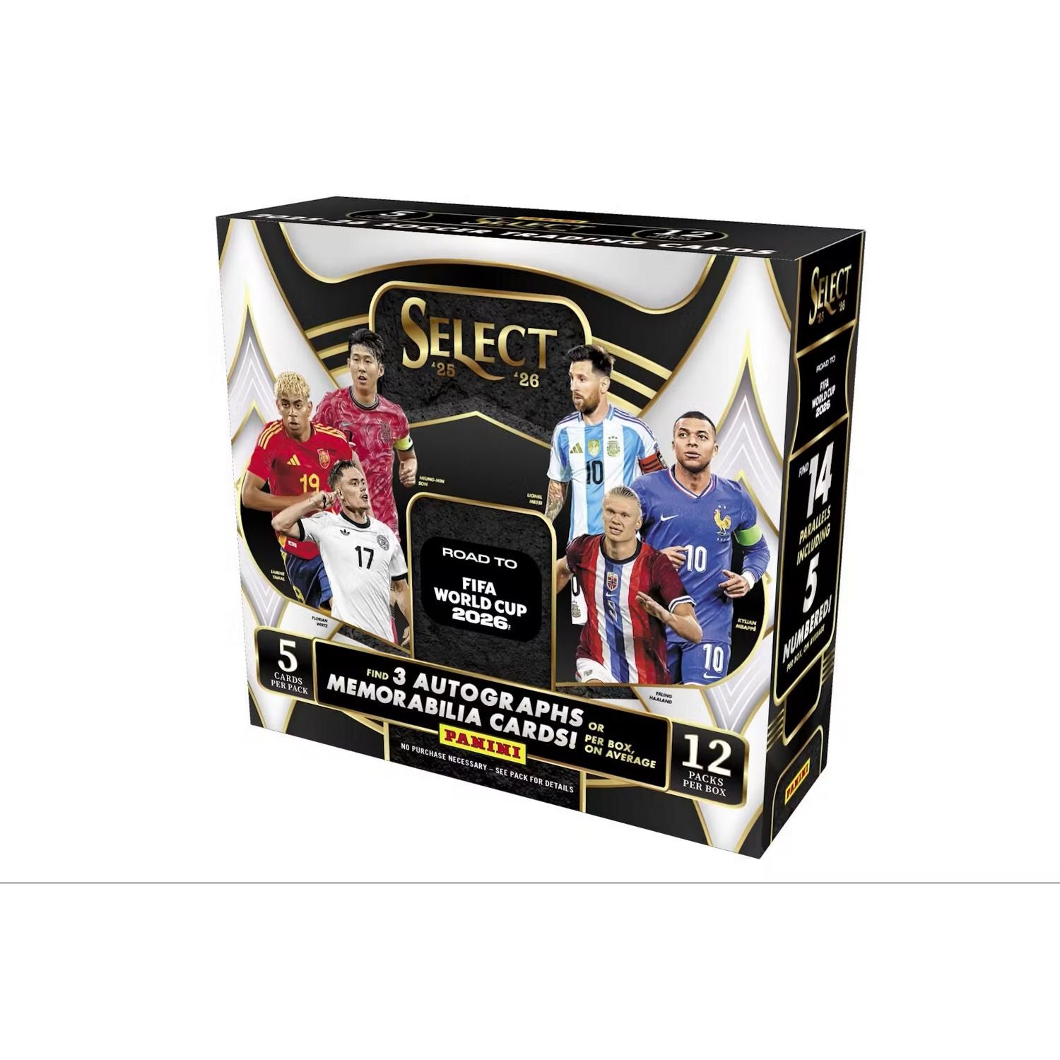 2025-26 Panini Select Road to FIFA World Cup Soccer Hobby Box、Panini、kayou