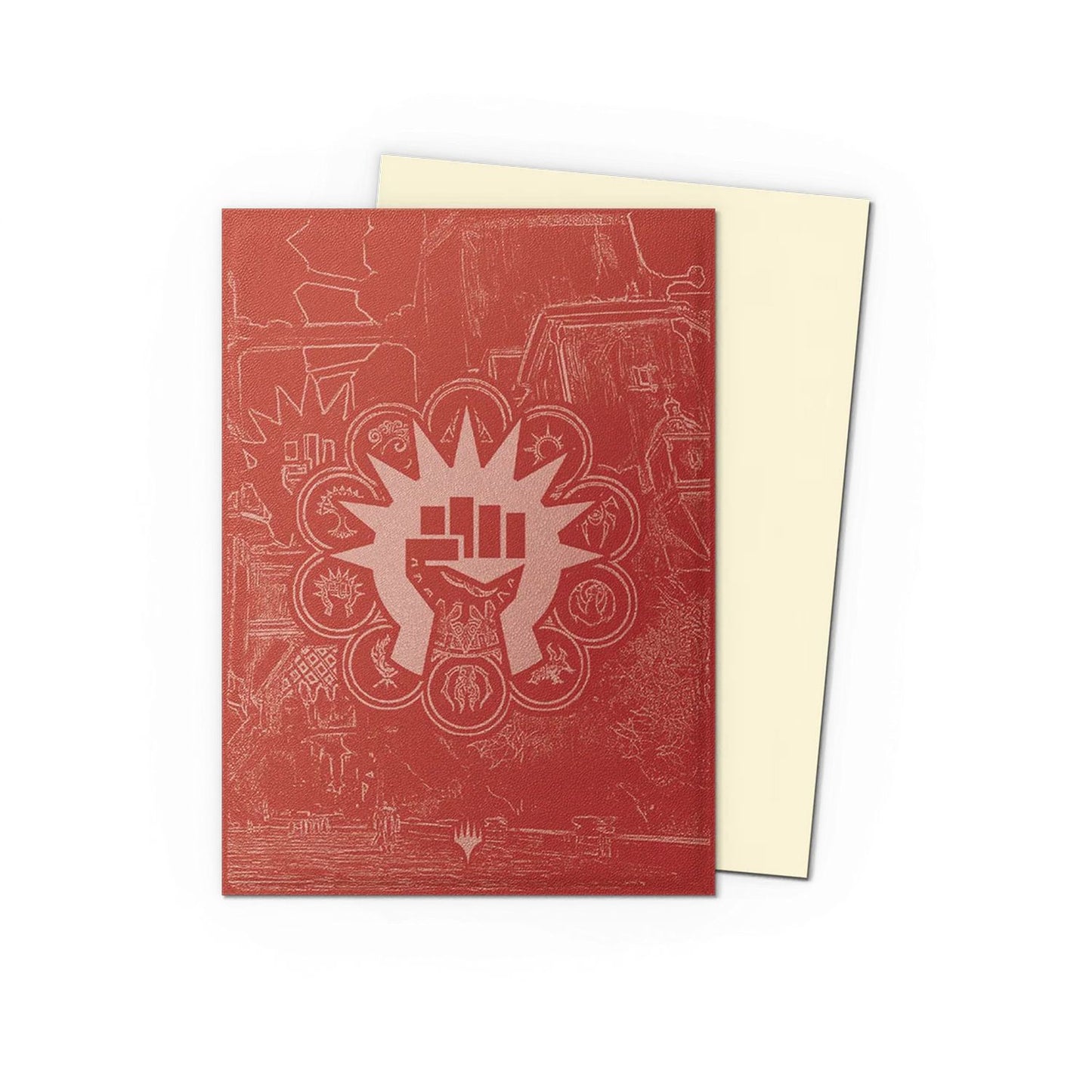 Dragon Shield: Guildpact Series - Matte Dual Art Standard Sleeves 100ct (Boros Legion)