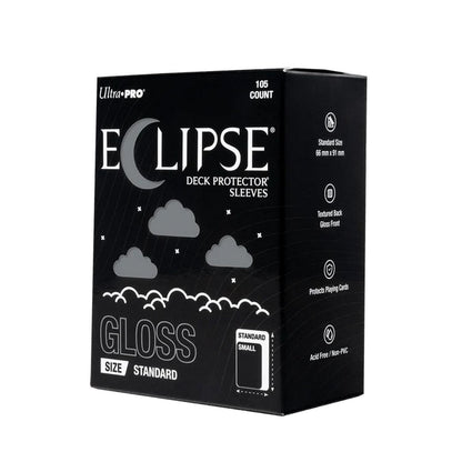 Ultra Pro: Eclipse Standard-Size Gloss Sleeves 105ct (Smoke Grey)