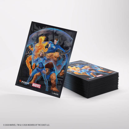 Gamegenic: Magic the Gathering | Marvel Super Heroes Premium Art Sleeves (The Fantastic Four)