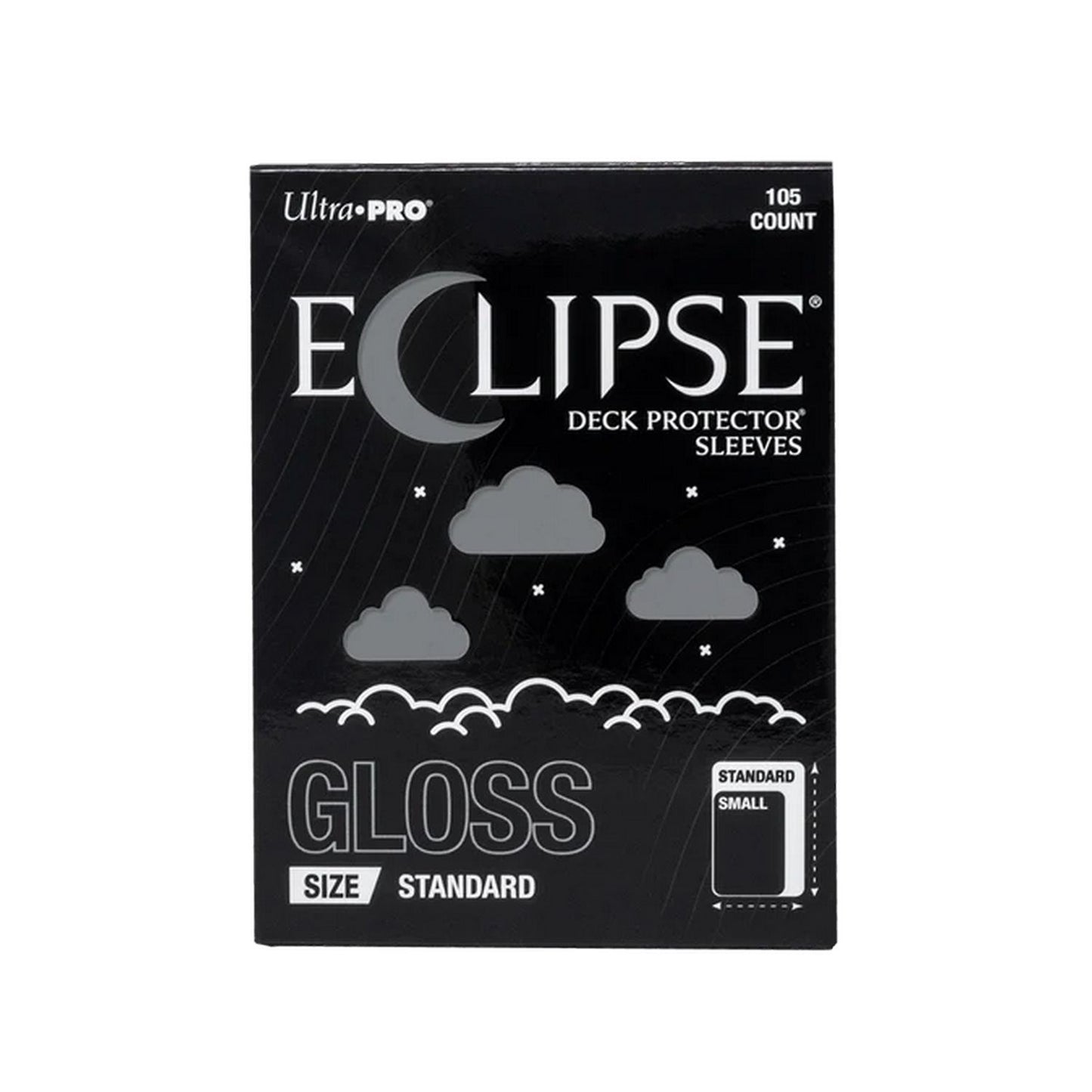 Ultra Pro: Eclipse Standard-Size Gloss Sleeves 105ct (Smoke Grey)