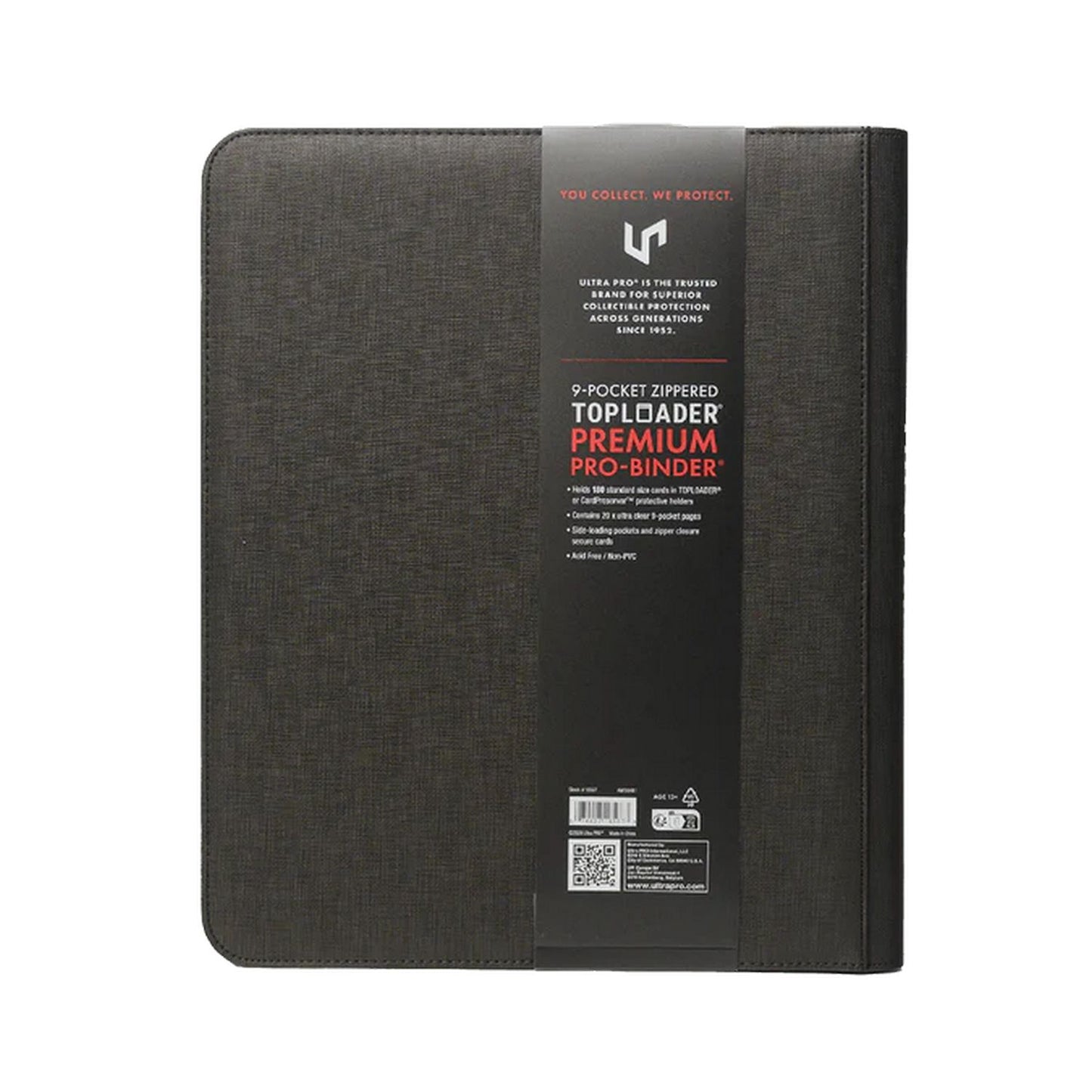 Ultra Pro: 9-Pocket Zippered Toploader Premium PRO-Binder