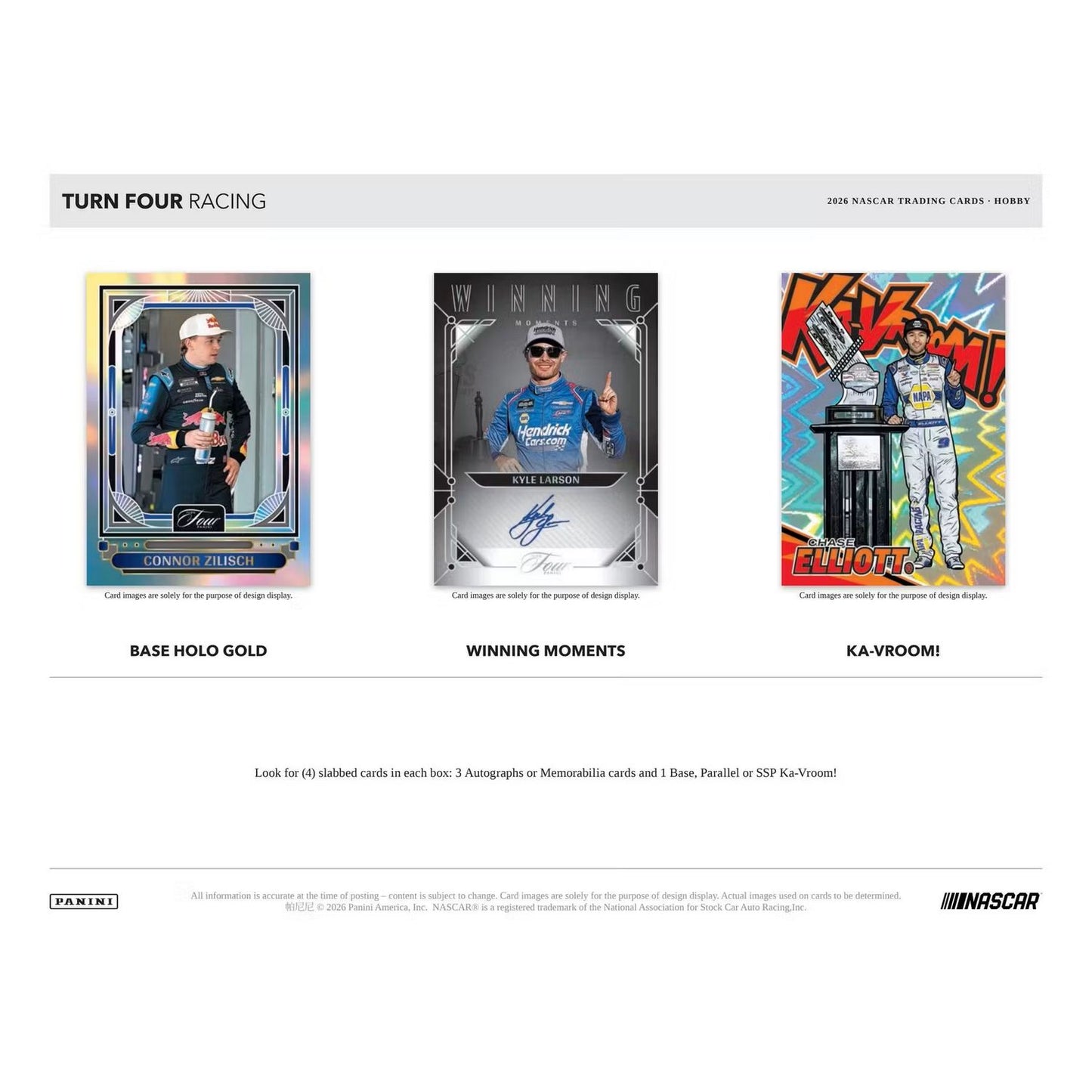 2026 Panini Turn Four Racing Hobby Box