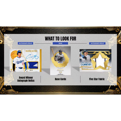 2026 Topps Five Star Baseball Hobby 3-Box Case