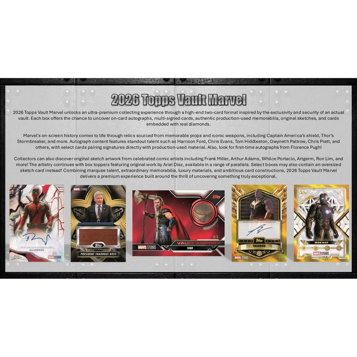 2026 Topps Vault Marvel Hobby Box