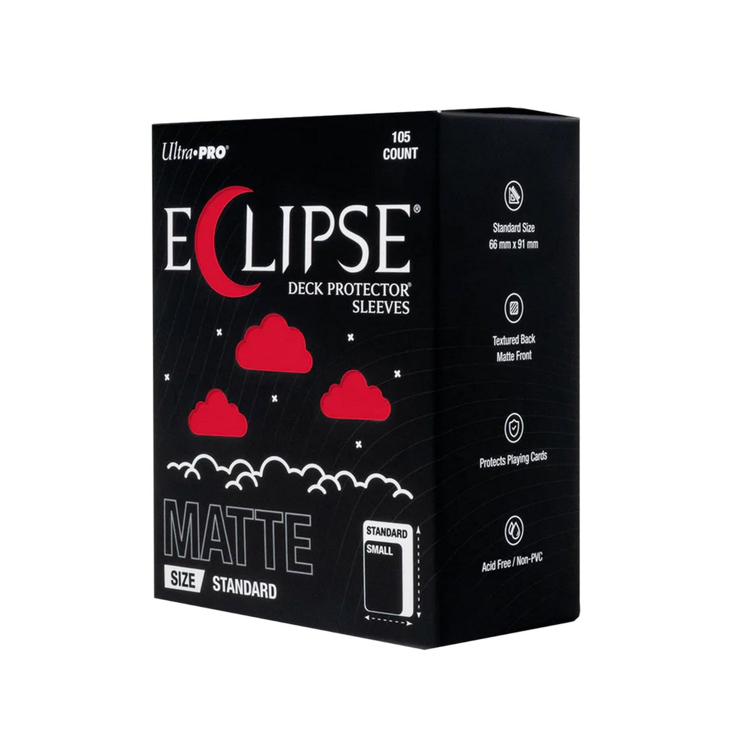 Ultra Pro: Eclipse Standard-Size Matte Sleeves 105ct (Apple Red)