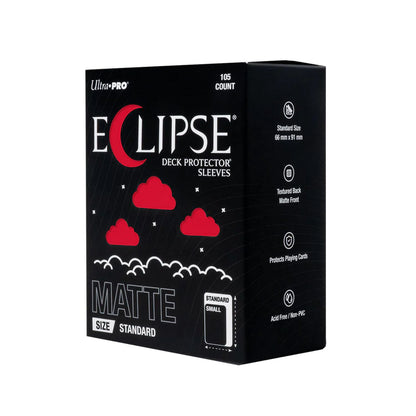 Ultra Pro: Eclipse Standard-Size Matte Sleeves 105ct (Apple Red)