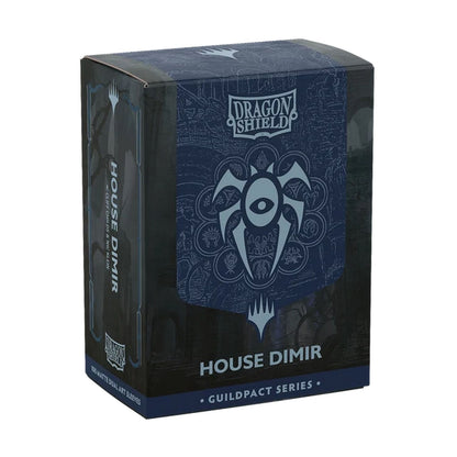 Dragon Shield: Guildpact Series - Matte Dual Art Standard Sleeves 100ct (House Dimir)