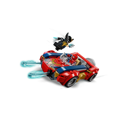 LEGO Spider-Man Car vs. Venomized Wolverine 76336