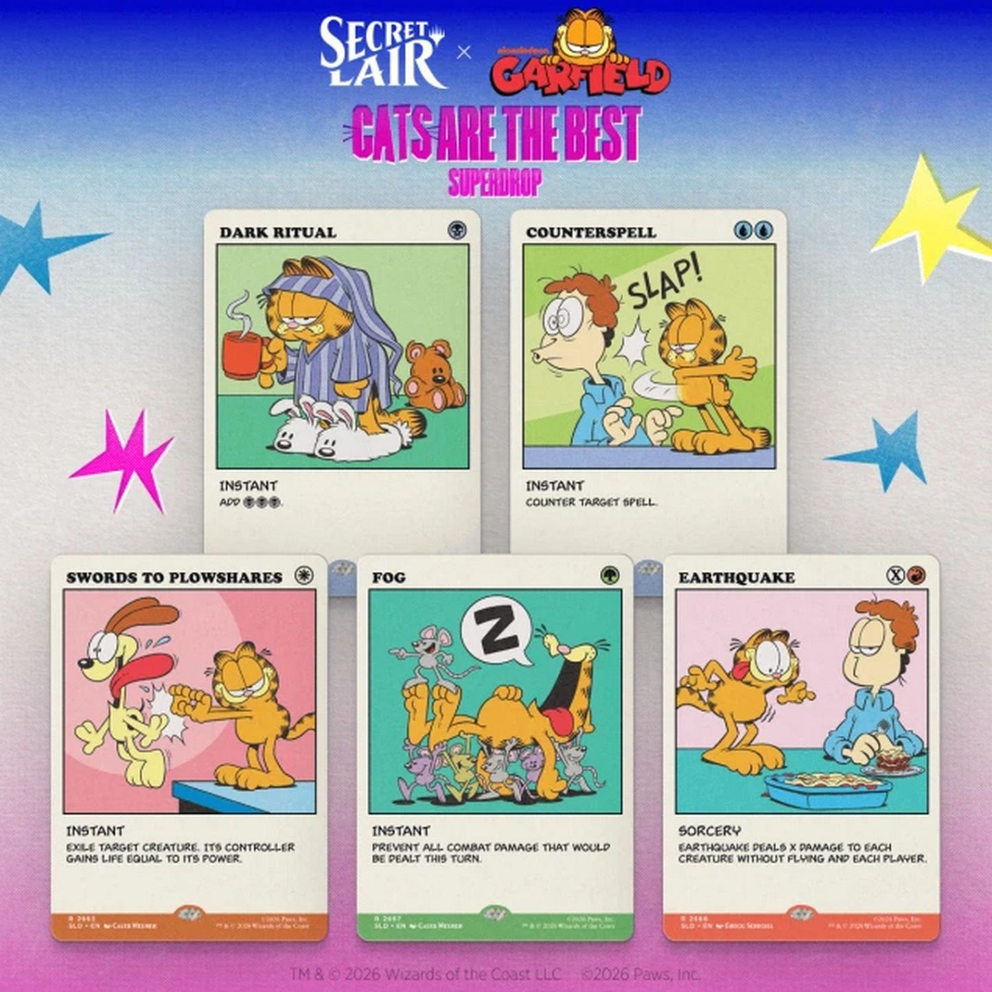 Magic the Gathering: Secret Lair x Garfield: As Intended