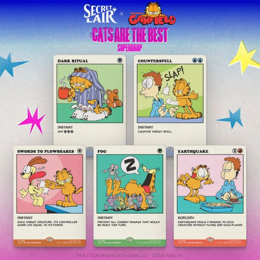 Magic the Gathering: Secret Lair x Garfield: As Intended