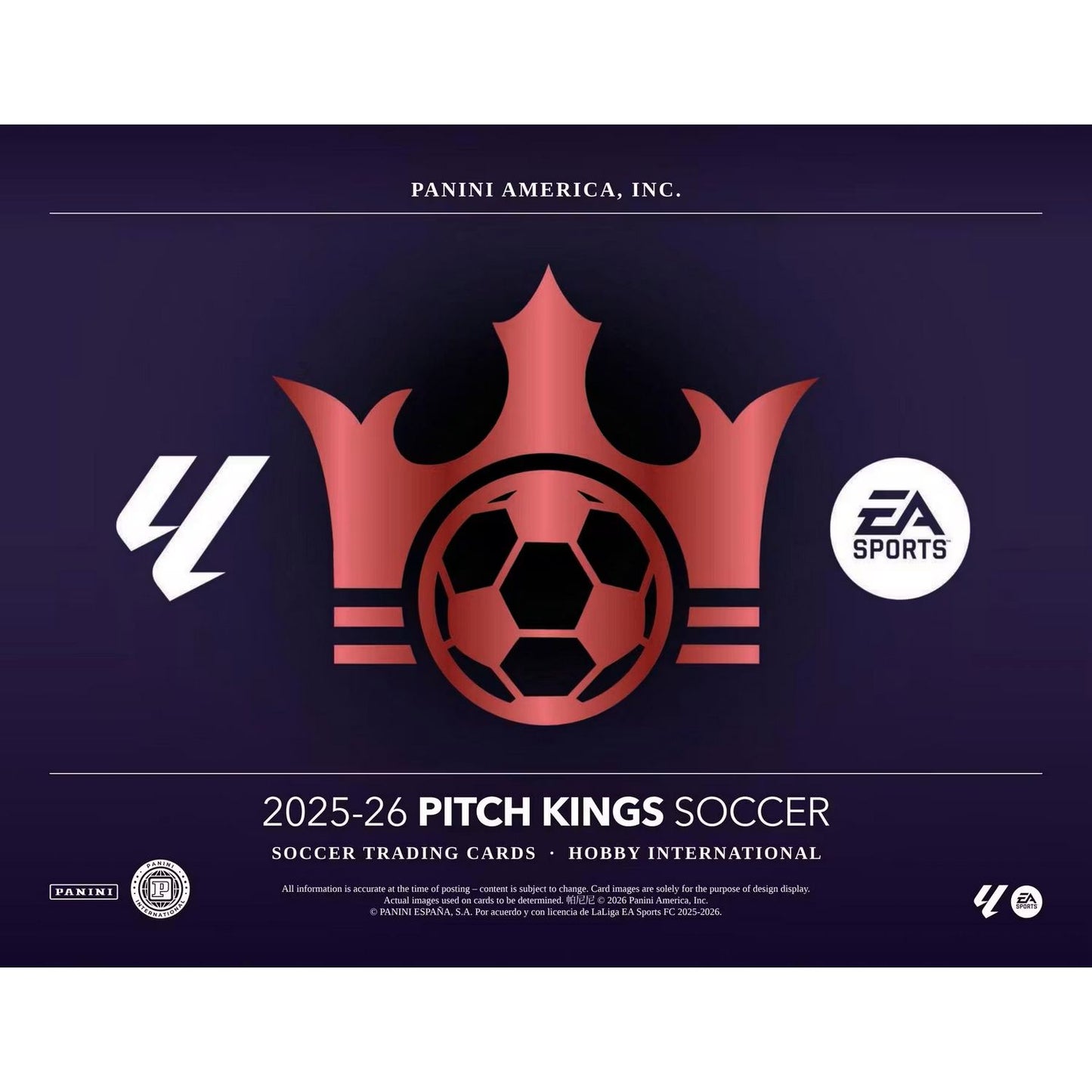 2025-26 Panini Pitch Kings Soccer Hobby International Box