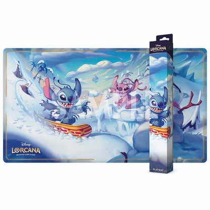Disney Lorcana: Hyperia City Playmat (Snowboarding Stitch) *Expected Release Date 10-23-2026*