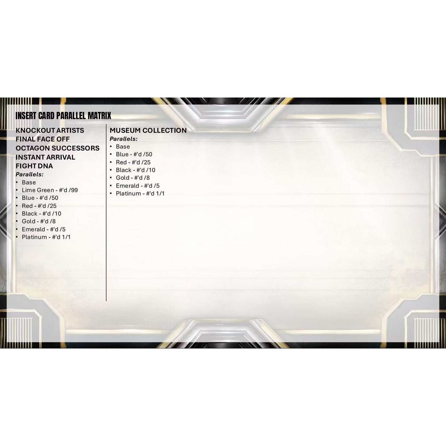 2026 Topps Knockout UFC Hobby Box