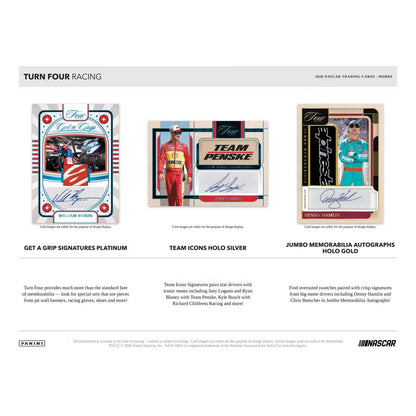 2026 Panini Turn Four Racing Hobby Box