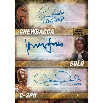 2026 Topps Star Wars Chrome Galaxy Hobby Box