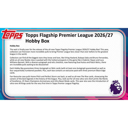 2026-27 Topps Premier League EPL Soccer Hobby Box