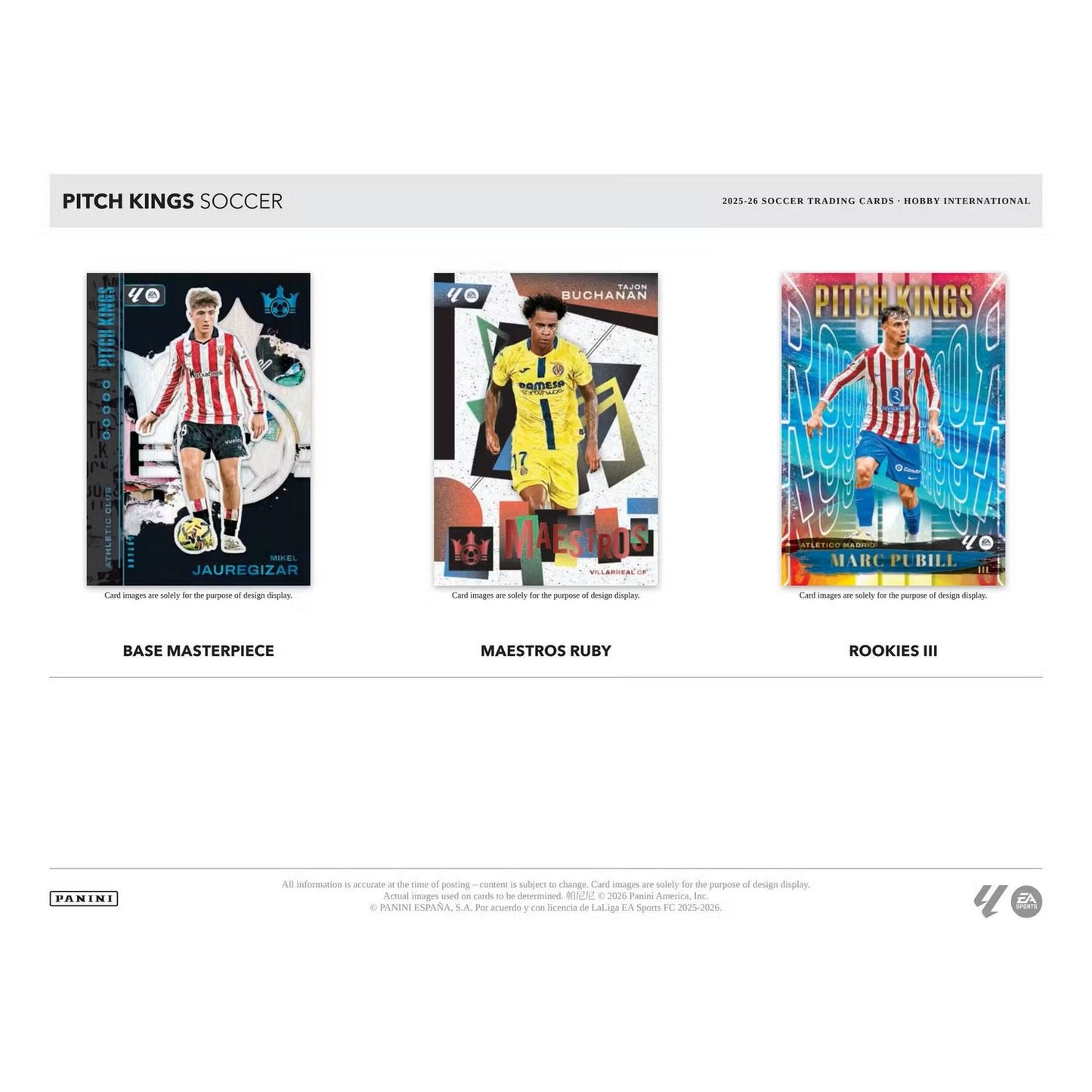 2025-26 Panini Pitch Kings Soccer Hobby International Box