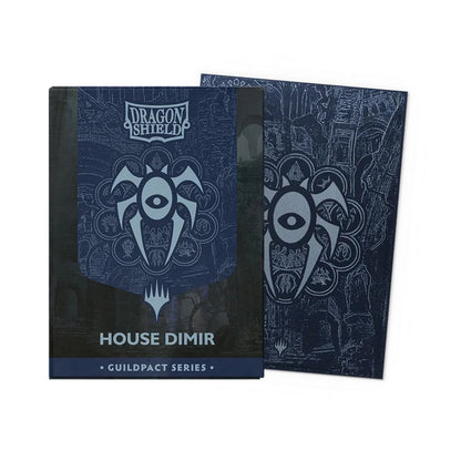 Dragon Shield: Guildpact Series - Matte Dual Art Standard Sleeves 100ct (House Dimir)