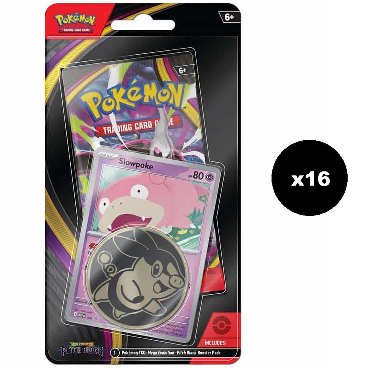 Pokemon: Mega Evolution Pitch Black Checklane Blister Inner Case (16ct) (ME05) *Releases 07-17-2026*