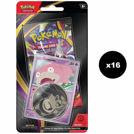 Pokemon: Mega Evolution Pitch Black Checklane Blister Inner Case (16ct) (ME05)