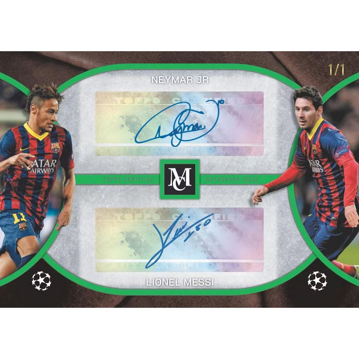 2025-26 Topps UEFA Club Competitions Museum Collection Soccer Hat Trick 4-Box Case