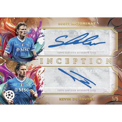2025-26 Topps Inception UEFA Club Competitions Soccer Hobby Box