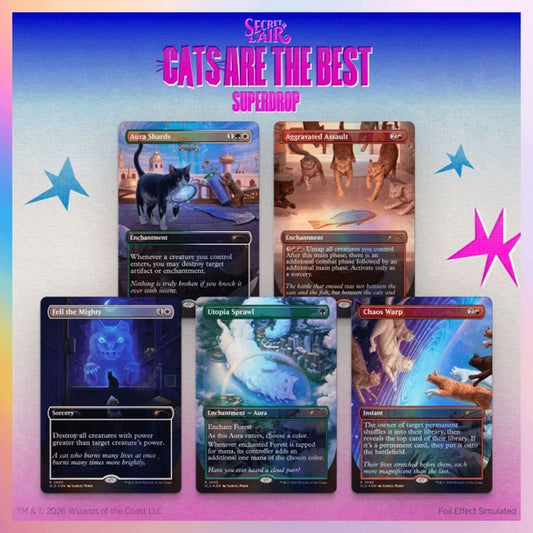 Magic the Gathering: Cats of Chaos Foil Edition Secret Lair
