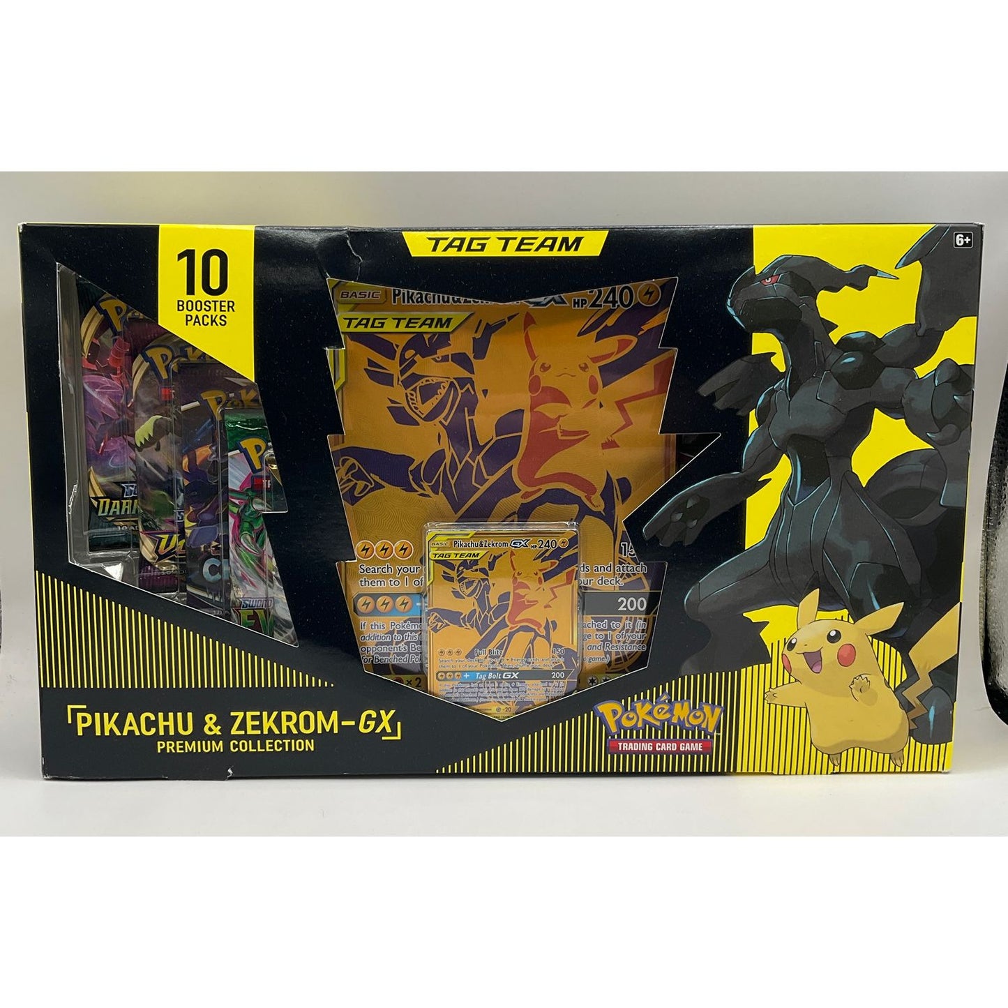 Pokemon: Pikachu & Zekrom GX Premium Collection #1 *See Pictures for Condition*