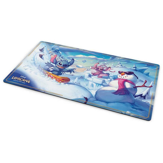 Disney Lorcana: Hyperia City Playmat (Snowboarding Stitch) *Expected Release Date 10-23-2026*
