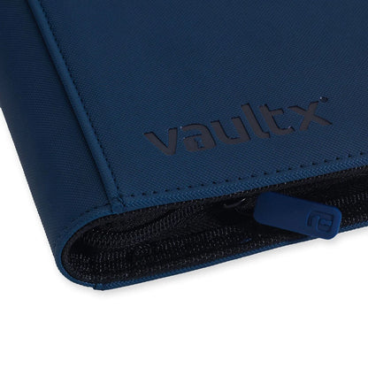 Vault X 4-Pocket Exo-Tec Zip Binder (Royal Blue)