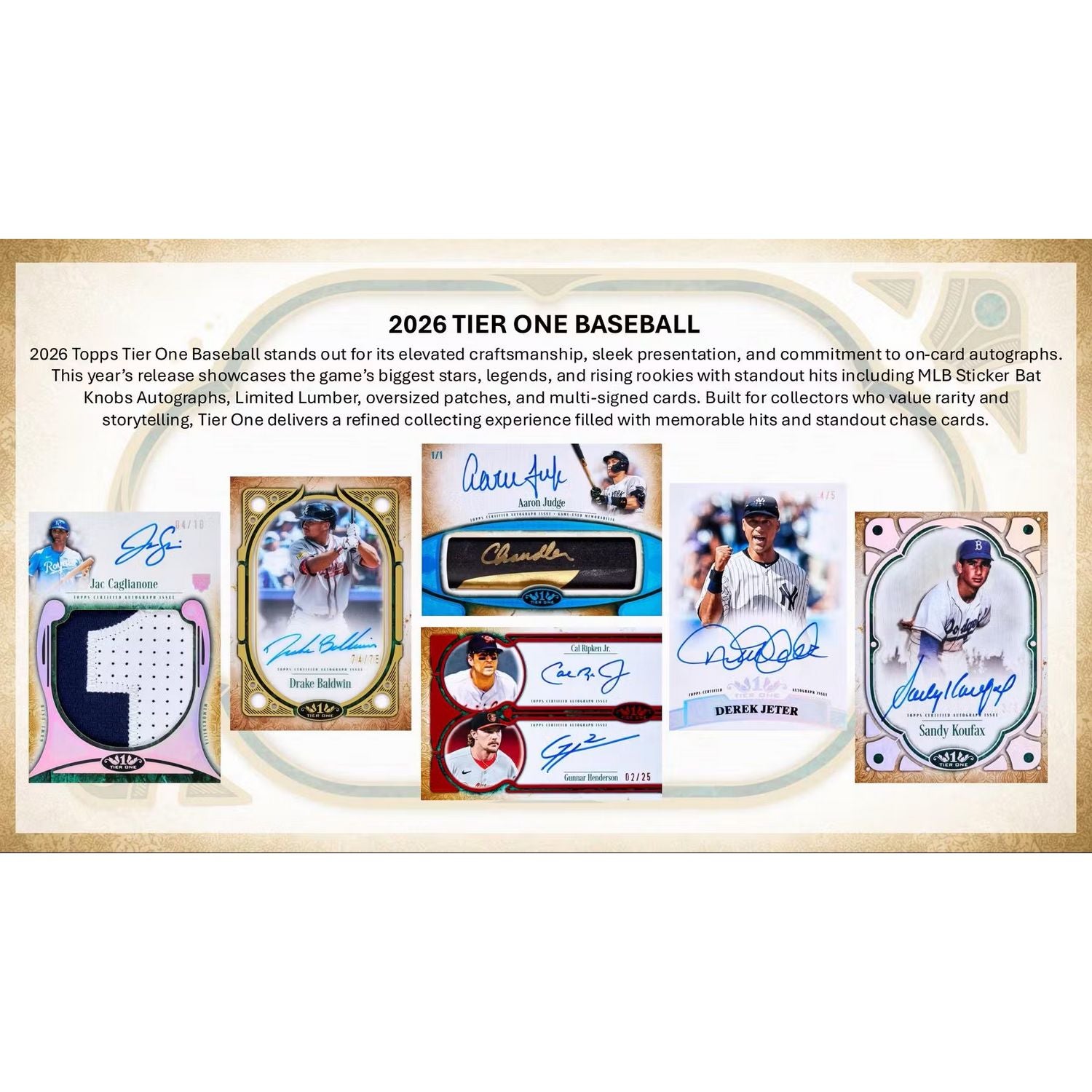 2026 Topps Tier One Baseball Hobby Box、Topps、kayou
