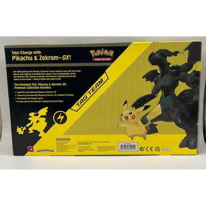 Pokemon: Pikachu & Zekrom GX Premium Collection #1 *See Pictures for Condition*