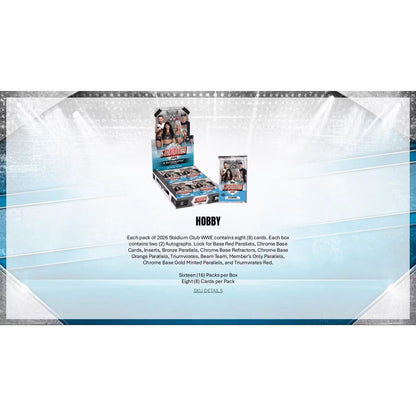 2026 Topps Stadium Club WWE Wrestling Mega Box