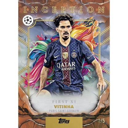 2025-26 Topps Inception UEFA Club Competitions Soccer Hobby Box